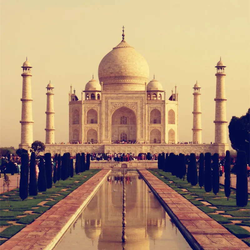 Świąteczny prezent 17008 20006 6634 szt. na całym świecie znana architektura Taj Mahal model klocki cegły zabawki edukacyjne dla dzieci