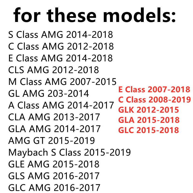 Samochodowe zamki pokrowce dla Mercedes Benz AMG Class C E A M S CLA GLA GLS GL Maybach GLE GLS GLC GLK W203 godło ikona akcesoria