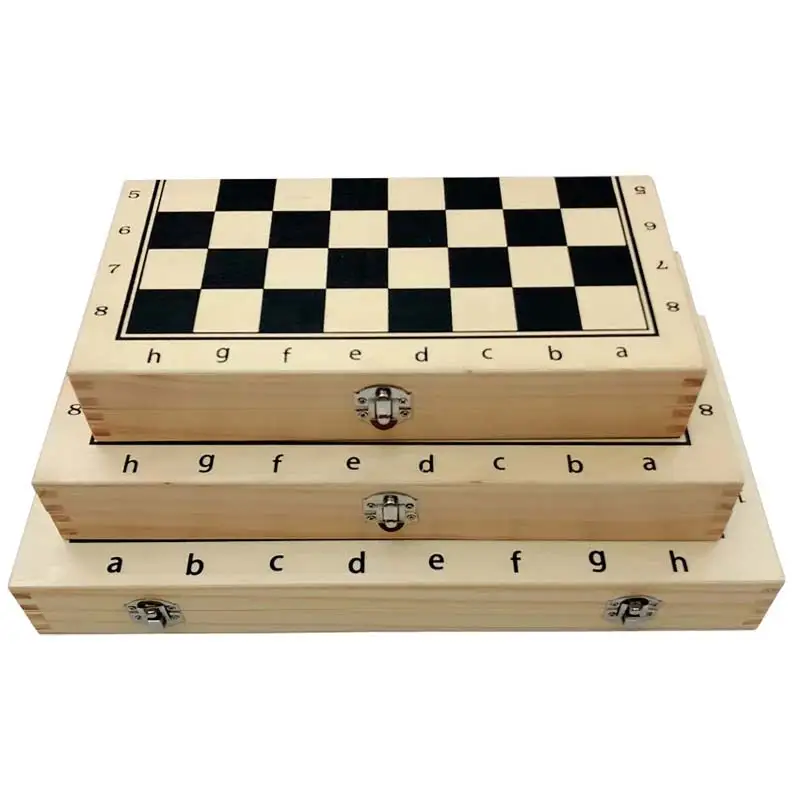 29/34/39 cm drewniany składany magnetyczny szachowy zestaw twarda drewniana szachownica magnetyczne szachy zabawne gry planszowe