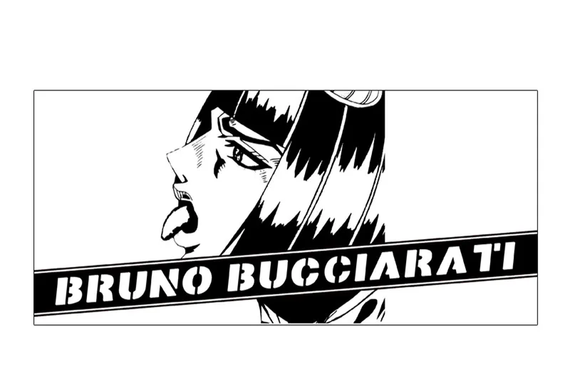 Jojo's Bizarre Adventure Bruno Bucciarati Guido Mista Trish Una cosplay akcesoria anime drukowane ręcznik