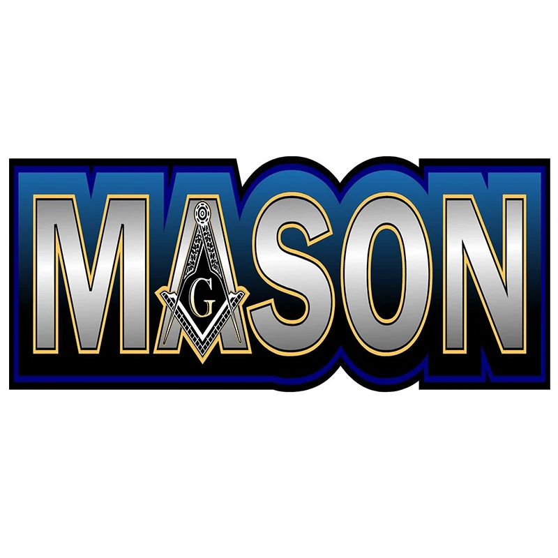 3D Car stying Prosticker Freemasonry Masonic Mason Decal Sticker Car Sticker Cool graphics Jdm