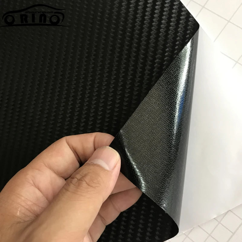 50x200/300/500CM 6D Black Carbon Fiber Vinyl Car Wrap Sheet Roll Film Car Sticker Decal motocykl stylizacja samochodu Оберточное podłogowa
