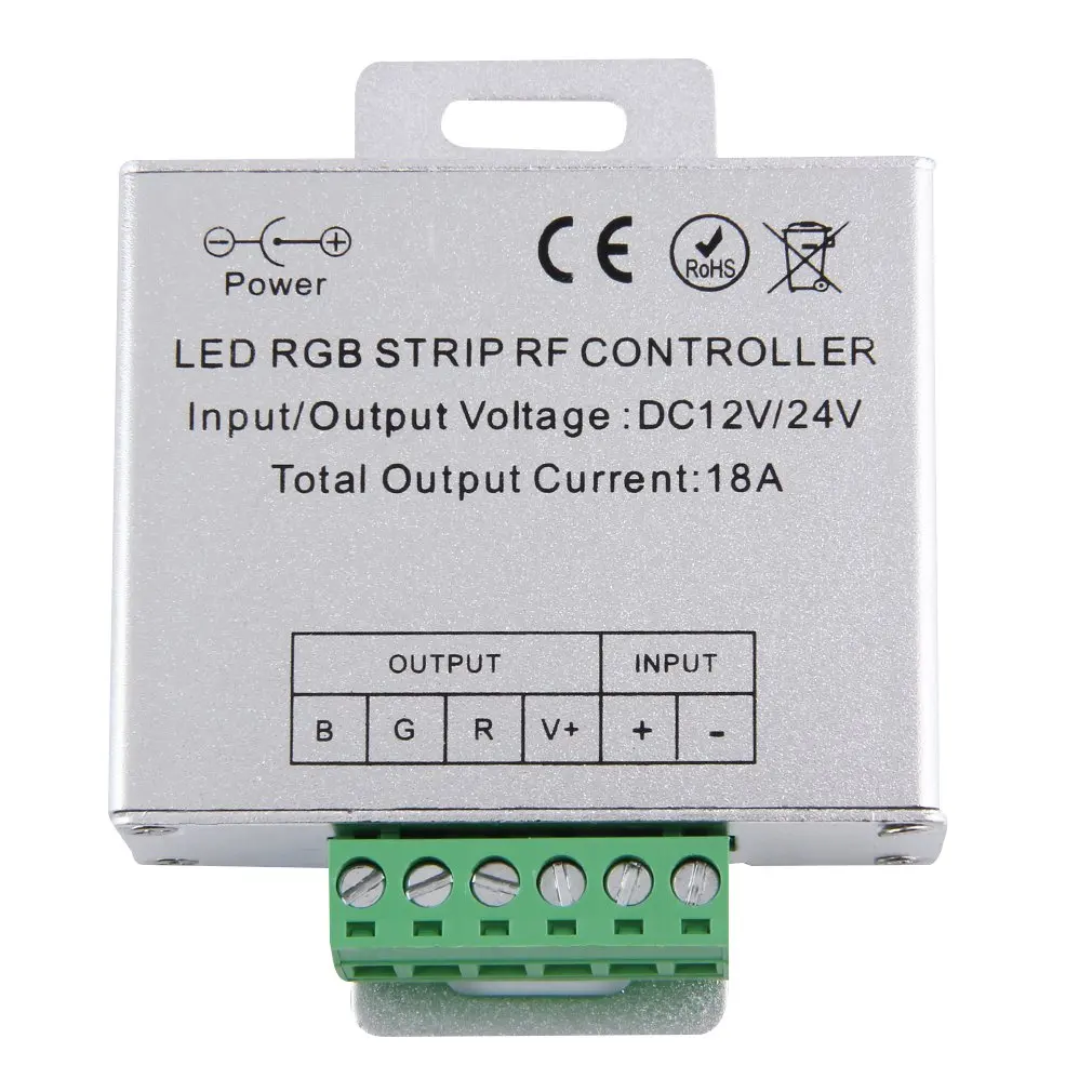 Nowy dotykowy RGB kontroler dc 12v 24V bezprzewodowy kontroler led RF dotykowy ściemniacz LED RGB pilot zdalnego sterowania