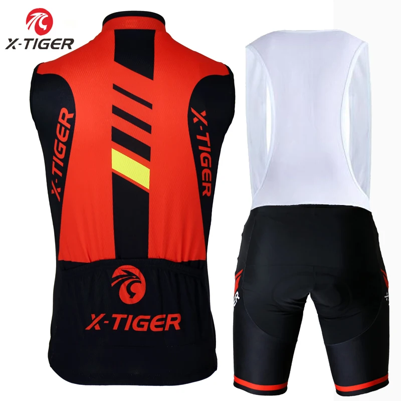 X-Tiger bez rękawów jazda na Rowerze kamizelka rowerowa MTB odzież Maillot Roupa Ropa De Ciclismo Hombre rower wyścigowy Jersey odzież