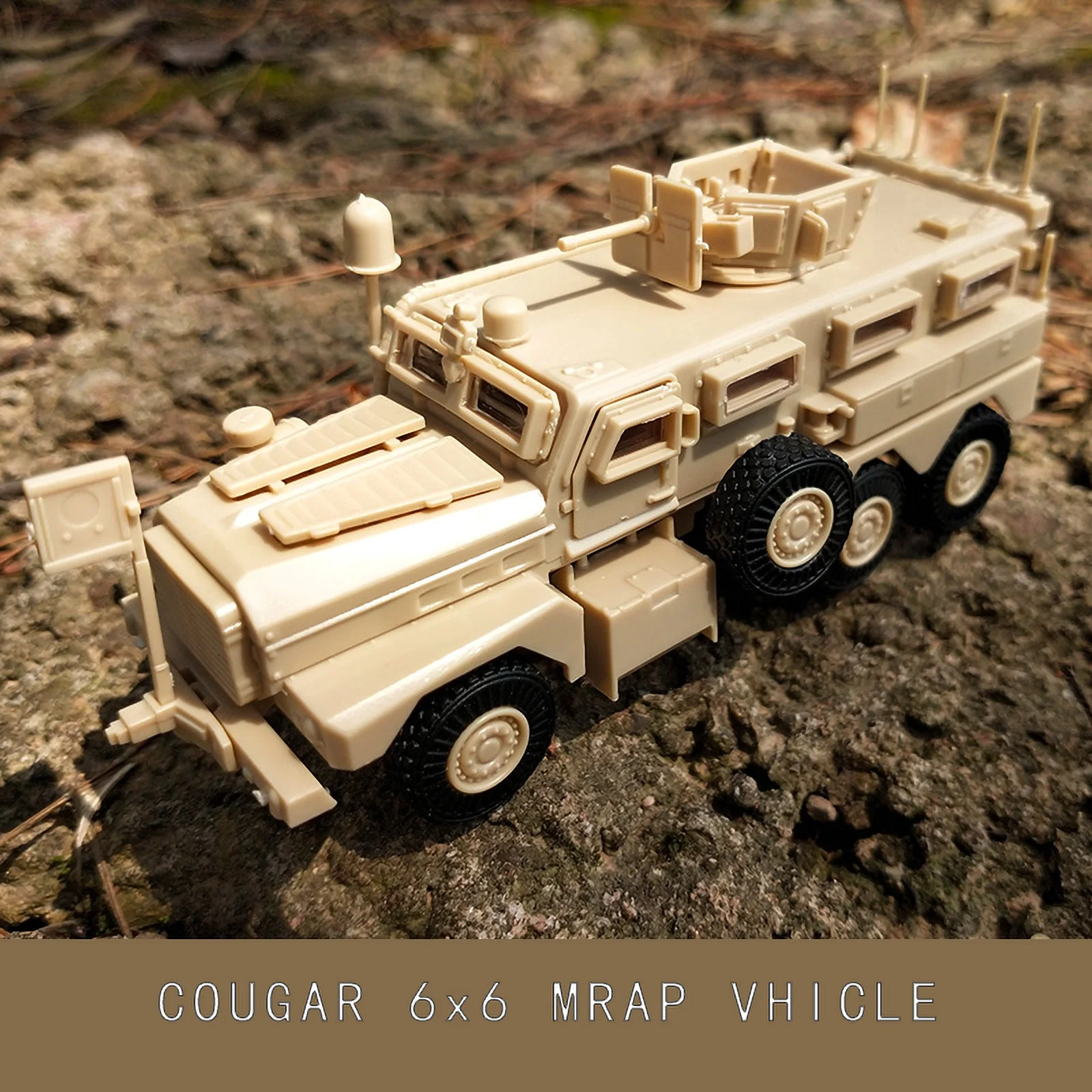TAIHONGYU 1/72 U. S. COUGAR 6x6 MRAP VHICLE MM0668 молниезащита anty-zasadzka samochodowa montaż model wojskowe prezenty chłopiec