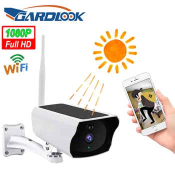 GARDLOOK 1080P Solar Camera Wifi Camera PIR 2MP HD Outdoor Indoor Wireless Home Security Alarm panel słoneczny, akumulator