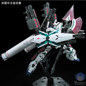 Oryginalny RG 1/144 Gundam model RX-0 pełna zbroja unicorn GUNDAM japoński model Bandai telefon garnitur zabawki dla dzieci