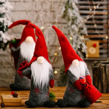 2 szt./kpl. boże narodzenie bez twarzy szwedzkie Tomte Gnome ręcznie wykonane ozdoby skandynawskie