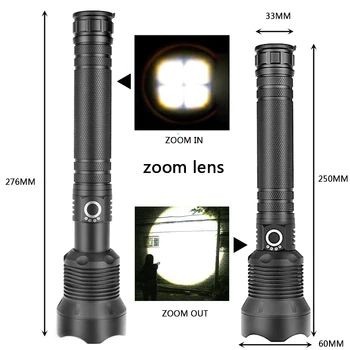 Litwod Z20 1282&1287 CREE XHP70.2 & XHP90 High Powerful Flashlight torch light use 18650&26650 battery Camping Lantern adventure