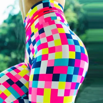 VIP damskie legginsy trening jogging Wysoka Talia sportowe legginsy digital print spodnie stretch slim fitness spodnie