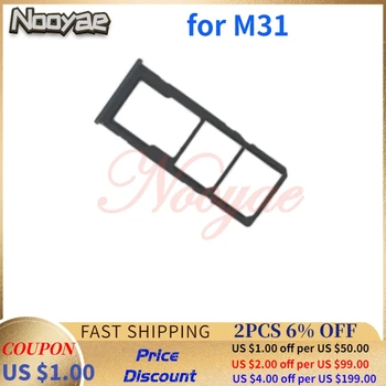 10 szt./lot M315 gniazdo karty SIM uchwyt zamiennik dla Samsung M31 Micro SD slot podajnik gniazdo adapter Dual Sim wersja