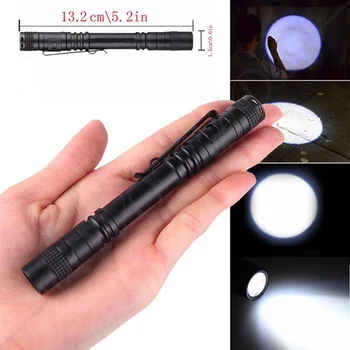 ZHIYU Mini Portable Latarka LED Pen Light 1 Mode medyczny latarka stała ostrość led rozwarte lampy Campig Walking, Hiking Lantern