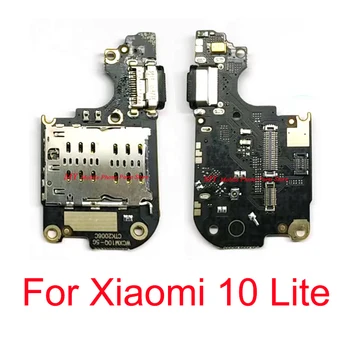 5 szt USB ładowanie port ładowania stacja dokująca elastyczny kabel do Xiaomi Mi 10 Lite Mi10 Lite USB ładowarka karta gniazdo karty Sim gniazdo elastyczny kabel
