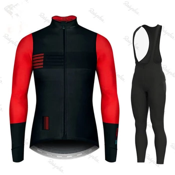 Mavic 2021 Spain Pro Cycling Team Jersey szybkoschnące koszulki z długimi rękawami i rowerowe, spodenki rowerowe zestawy odzież 10 kolorów