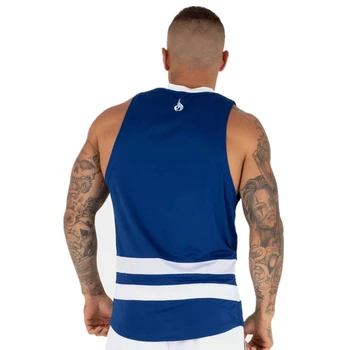 Nowe męskie sportowe koszulki siłownie treningu fitness kulturystyka-shirt bez rękawów męska, bawełniana odzież casual Mike 'a kamizelka Mike' a
