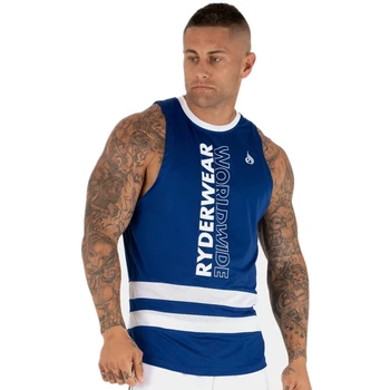 Nowe męskie sportowe koszulki siłownie treningu fitness kulturystyka-shirt bez rękawów męska, bawełniana odzież casual Mike 'a kamizelka Mike' a