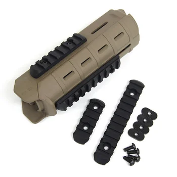 Taktyczny Polimerowa Opcja Рельсовая Sekcja Keymod Picatinny Weaver Rail Set Handguard Rail Cover Airsoft Rifle Parts Gun Accessories