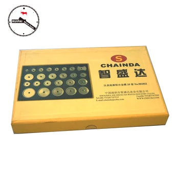 25 szt./kpl. rozmiar sortowanie stop aluminium zegar press-znaczki,zegar press narzędzia akcesoria aluminiowe znaczki
