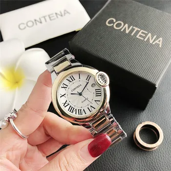 Luksusowe Zegarki Dla Kobiet Zegarków Ze Stali Nierdzewnej Damskie Biznesowe Zegarek Kwarcowy Zegarek Kobiet Zegarek Damski Whatch Montre Reloj Mujer