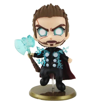 Cosbaby Avengers Infinity War Captain America Doctor Strange Thor Thanos Bobble Head PVC figurka kolekcjonerska model zabawki