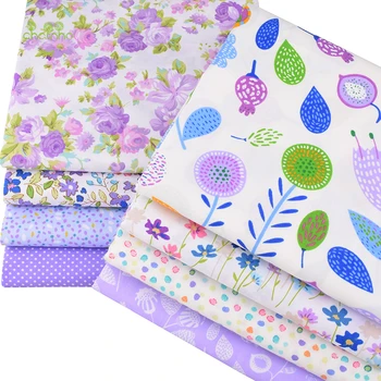8 szt./lot,Twill tkanina bawełniana patchwork kwiatowy tkaniny tkaniny handmade DIY pikowania maszyny do szycia dla dzieci i łóżeczka pościel sukienka materiał