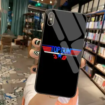 Top Gun Maverick Tom Cruise etui do telefonu osłona hartowane szkło iPhone 11 Pro XR XS MAX 8 X 7 6S 6 Plus SE 2020 case