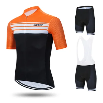5 Kolor Gicaer jazda na Rowerze Jersey mundury Ciclismo z krótkim rękawem rower odzież rower odzież dla mężczyzn jazda na Rowerze zestaw 20D żel Pad