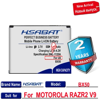 HSABAT BX50 1600mAh akumulator MOTOROLA RAZR2 V9 RAZR2 V9m Q9 Q9m Q9h baterii telefonu komórkowego