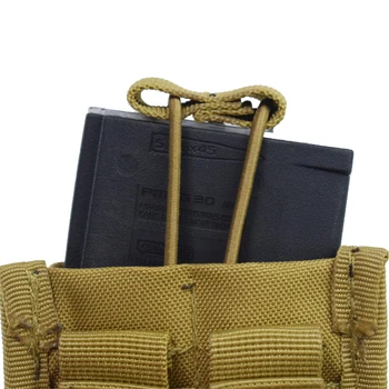 M4 Open Top Molle Magazine Pouch Hunting Military Vest Accessories Bag Single / Double / Triple Molle Pouch Cartridge Bag