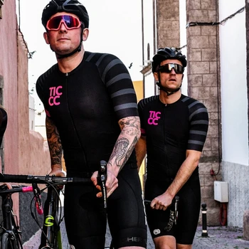 2019 Ticcc New cycle clothing tops Black cycling Jersey with pink Logo This Summer Top brand Cambridge Mens ride shirt