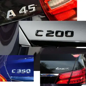 3D chrom bagażnik, błotnik ikonę dla Mercedes Benz W204 W205 C32 C43 C55 C63 C63s C65 logo AMG V8 BITURBO TURBO 4MATIC herby