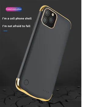 Dla iphone 11 6000mAh akumulatorowe etui dla iPhone ' a 11 Pro Max Charger Case Ultra Silm odporna na wstrząsy Power Bank case dla iPhone 11 Pro