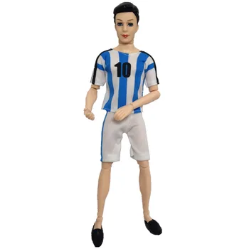 NK 5 kpl./Lot lalka Sport piłki nożnej w 2018 mistrzostwa świata, Odzież i Akcesoria dla lalki Barbie Boy Ken Doll