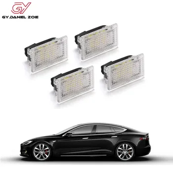 4 szt. aktualizacja led wewnętrznych żarówek dla Tesla Model 3 Model Y Model S Model X wymiana oświetlenia wewnętrznego bagażnika LED Light