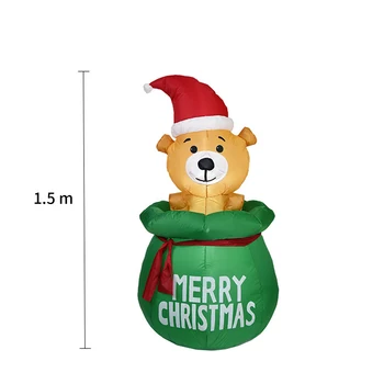 Kreatywne Kartki nadmuchiwane podświetlona lalka dmuchana model szczeniaka do dekoracji bożego narodzenia ogrodu 2020 nowy wystrój Navidad