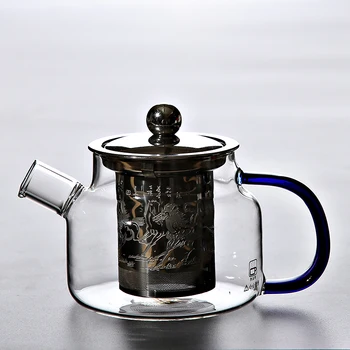 TANGPIN żaroodporny szklany czajniczek do herbaty z заварочным czajnik do stacji czajnik szklany serwis do herbaty