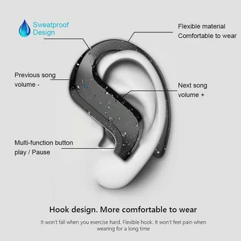 9D HiFi StereoTWS Bluetooth 5.0 słuchawki Bezprzewodowe, słuchawki Bluetooth redukcja szumów sportowe, zestaw głośnomówiący z mikrofonem