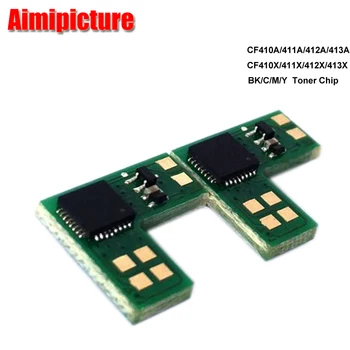 Kolorowy toner chip do HP M377 M452 MFP M477 CF410A CF410 411A 412A 413AColor drukarka Toner chip 4 szt./lot