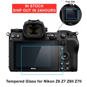 2szt do Nikon Z6 Z6II Z7 Z7II aparat ochronny самоклеящееся szkło główny wyświetlacz LCD + folia informacje ochraniacz ekranu pokrywa ochronna