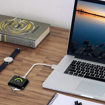 Przenośna Magnetyczne Bezprzewodowa Ładowarka Indukcyjna Dla Apple Watch 1 2 3 4 Serii Usb Power Charging Dla Mc Z Fob