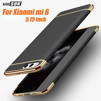 Dla Xiaomi mi-6 Case KOOSUK For Xiaomi mi A2 Fashion business 3 in 1 stitching PC Phone tylna pokrywa Capa For Xiomi MI 6X Coque