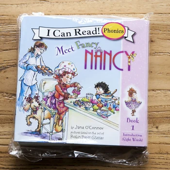 12 książek/zestaw I Can Read Phonics Books FANCY NANCY In English Language Book for Baby Kids Story Books for Children Learning Toy