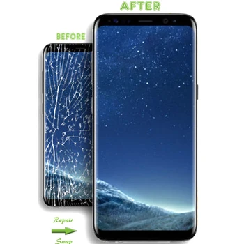Wymiana przedniego szklanego ekranu zestaw naprawczy do Samsung Galaxy S8 SM-G950F G950