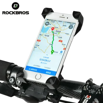 ROCKBROS uniwersalny jazda na Rowerze rower telefoniczna podstawa PVC rowerowa kierownica regulowany Uchwyt telefonu dla telefonu komórkowego akcesoria do rowerów