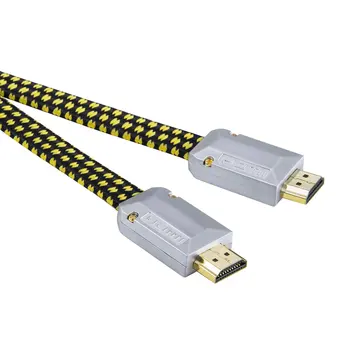 2019 Micro HDMI to kabel HDMI 1M 2m 3m 5m 3D 4K Male-Male High Premium pozłacany adapter HDMI do tabletu HDTV PC