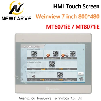 HMI ekran dotykowy WEINVIEW/WEINTEK MT6071iE MT8071iE 7 cali 1024*600 ludzki interfejs maszyny zastąpić MT6100I NEWCARVE