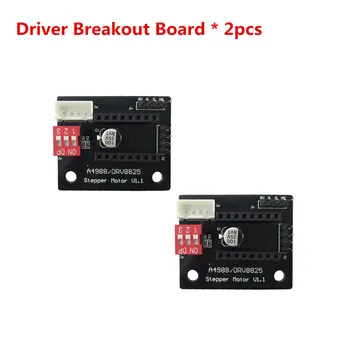 2szt stepper driver extender V1.1 A4988 DRV8825 extension stepper driver panel opcjonalny adapter silnika breakout board expandor