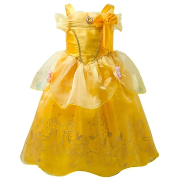 Świąteczny strój księżniczki fotelik suknia ślubna suknie dla dziewczyn cosplay letnie dziewczyny długa suknia dzieci dziewczyny długa chrzest