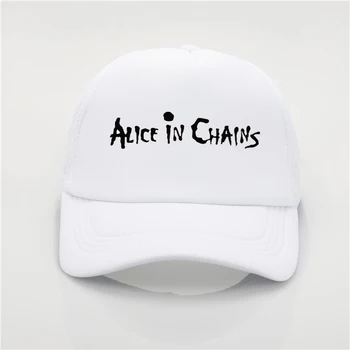 Moda czysta czapka Alice in chains drukowanie czapka z daszkiem Mężczyźni Kobiety letni trend czapka nowy młodzieżowy Joker roleta kapelusz plażowy kapelusz osłona