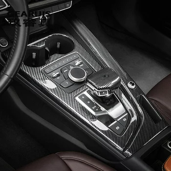 Stylizacja samochodu klamka pokrywa wykończenie panel drzwi miska naklejka dekoracyjna do Audi a4 B9 stal nierdzewna węgla akcesoria samochodowe
